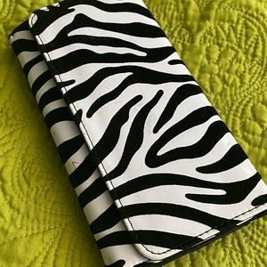 Zebra 🦓 Wallet with Checkbook Holder